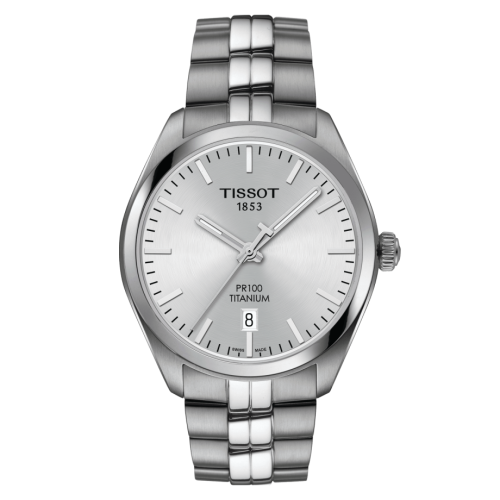 Tissot PR 100 Quartz 39 Titanium / Silver / Bracelet